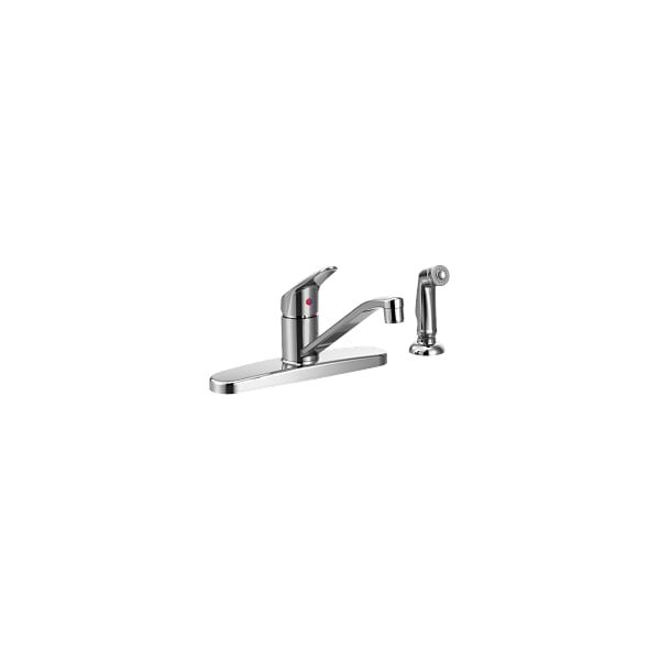 Chrome One-Handle Kitchen Faucet